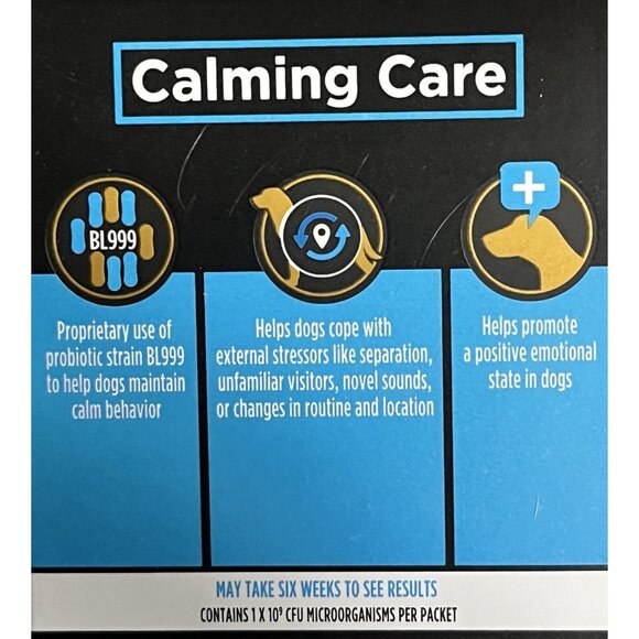 Lot of 4 Boxes Purina Pro Plan Calming Care For Dogs 120 Sachets Total - Picture 4 of 6